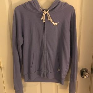 Lilac PINK zip up hoodie